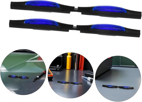 GALPADA Car Door Edge Protector Strips Blue 1 Pair Automotive Anti-Collision Door Buffer Trim Molding Suitable for Cars and Suvs in Kuwait