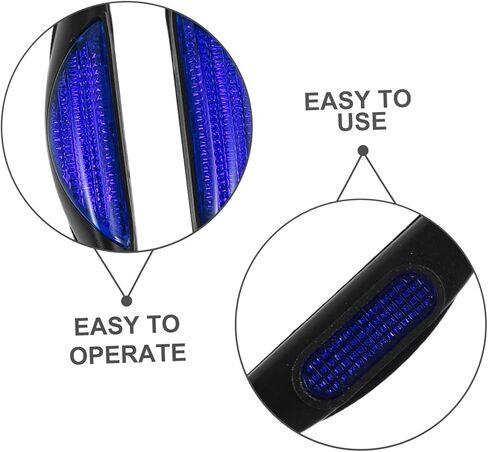 Garneck Car Door Edge Protector Anti-Collision Strip 1 Pair Blue Automotive Door Edge Protection for SUV Bumper Protection Pads for Garage Use in Kuwait