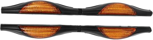 ibasenice Car Anti-Collision Pads for Vehicle Side Doors, Yellow Abs Material with Shock Absorption and Adhesive Features, Stylish Streamlined Appearance for Car Door Edge Protection in Kuwait