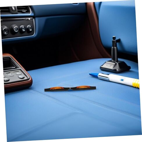 ibasenice Car Anti-Collision Pads for Vehicle Side Doors, Yellow Abs Material with Shock Absorption and Adhesive Features, Stylish Streamlined Appearance for Car Door Edge Protection in Kuwait