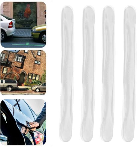 6pcs Car Door Anti Scratch Guards Strip Auto Protector Bumper for Vehicle Door Edge Collision Protection Automotive Exterior Accessories in Kuwait