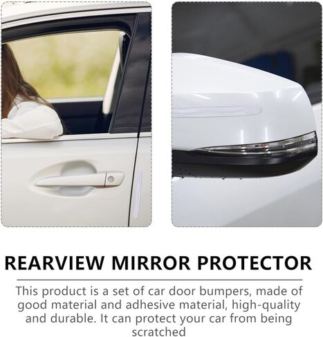 6pcs Car Door Anti Scratch Guards Strip Auto Protector Bumper for Vehicle Door Edge Collision Protection Automotive Exterior Accessories in Kuwait