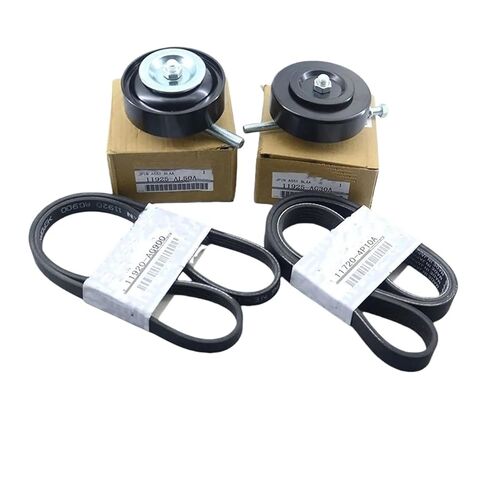 مجموعة حزام بكرة الموتر الجديد 11927AL500 11947AG300 11920-AG900 11720-4P10A متوافق مع إنفينيتي G25 G35 G37 M25L M37 Q70L 2.5L(B) in Kuwait