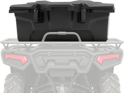40L Storage Box Compatible with Grizzly 660 700 90 YFM700 KODIAK 700 450 Polaris Kawasaki Fourtrax Rear Rack Cargo Box 0.75"-1" Round Tubular Rack Replace For 2883258 in Kuwait