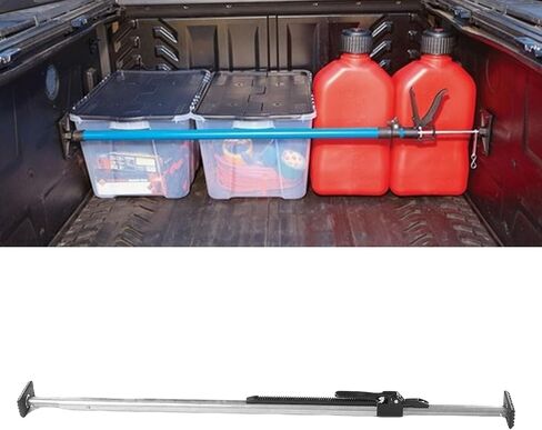 Ratcheting Cargo Bar Adjustable Pickup Truck Bed Stabilizer Load Stopper 1420mm-1800mm Telescopic for SUV Trailer Van in Kuwait