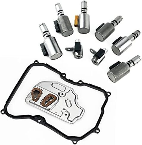 09G321370 09G325429A 09G 8 قطع مجموعة حشية فلتر صمام الملف اللولبي لناقل الحركة المتوافقة مع 2005-2010 جيتا 2.5 لتر، 2006-2017 بيتل 2.5 لتر in Kuwait