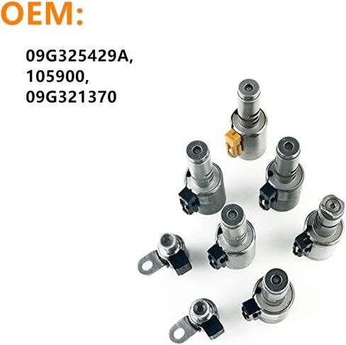 09G321370 09G325429A 09G 8 قطع مجموعة حشية فلتر صمام الملف اللولبي لناقل الحركة المتوافقة مع 2005-2010 جيتا 2.5 لتر، 2006-2017 بيتل 2.5 لتر in Kuwait