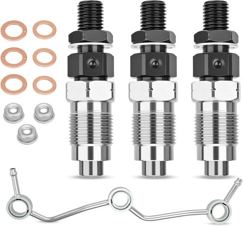حاقن الوقود 16001-53900 وأنبوب فائض إرجاع الوقود 1G962-42500 متوافق مع محرك Kubota D722 D782 D902، استبدل #1600153900#1G96242500 in Kuwait