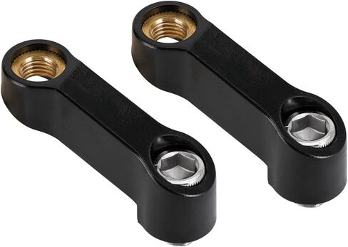 ABS Plastic M10 x 1.25mm Motorcycle Mirror Riser Extender Extension Adapter fit for Yamaha MT-10 / FZ-10 2016-2021 in Kuwait