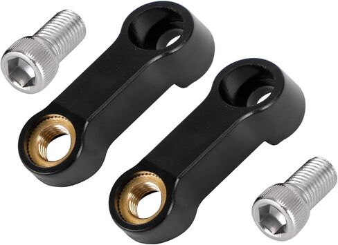ABS Plastic M10 x 1.25mm Motorcycle Mirror Riser Extender Extension Adapter fit for Yamaha MT-10 / FZ-10 2016-2021 in Kuwait