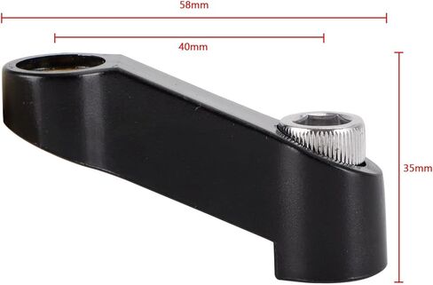 ABS Plastic M10 x 1.25mm Motorcycle Mirror Riser Extender Extension Adapter fit for Yamaha MT-10 / FZ-10 2016-2021 in Kuwait