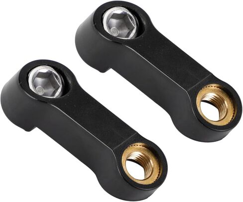 ABS Plastic M10 x 1.25mm Motorcycle Mirror Riser Extender Extension Adapter fit for Yamaha MT-10 / FZ-10 2016-2021 in Kuwait