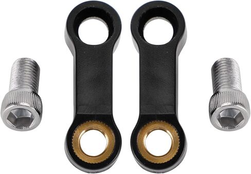 ABS Plastic M10 x 1.25mm Motorcycle Mirror Riser Extender Extension Adapter fit for Yamaha MT-10 / FZ-10 2016-2021 in Kuwait