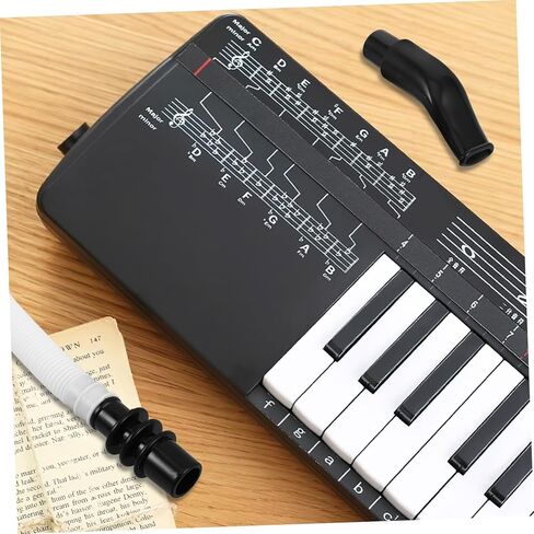 FAVOMOTO 1set Long Flexible Melodica Tube and Mouthpiece Set Replacement Parts for Air Piano Keyboard Sound Quality and Rich Tones for Students and Beginners in Kuwait