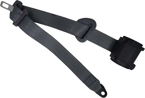 2 Pack 3 pt Pads Adjustable Retractable Straps Cover Universal Replacement Set for Golf Cart Go Kart,Club Golf Cart,Minivan Van,SUV,UTV, VR,Pickup,Truck Gray in Kuwait