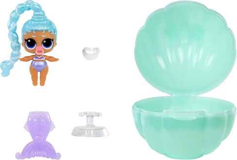 LOL Surprise Mermaids! Makeover Magic Baby Sisters 2 Pack with DIY Wearable Lip Gloss Makeup for You and Your Doll, Fun Water Play, Kids Gift Ages 4+ in Kuwait