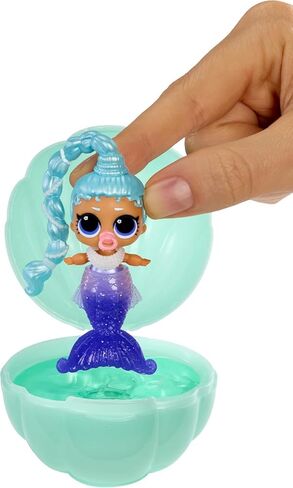 LOL Surprise Mermaids! Makeover Magic Baby Sisters 2 Pack with DIY Wearable Lip Gloss Makeup for You and Your Doll, Fun Water Play, Kids Gift Ages 4+ in Kuwait