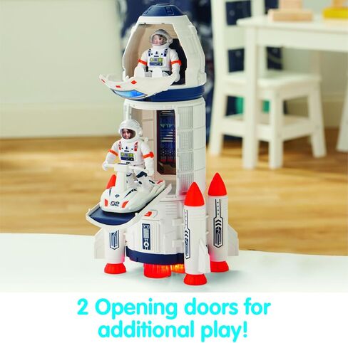 Kidoozie Interstellar Rocket Adventure – 3-Section Rocket with Astronauts, Space Sled & Accessories – Ages 3 Years+ in Kuwait