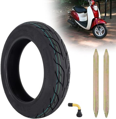 RUTU 3.00-10 Tubeless Scooter Tire 10x3.00 Street Road Tire for GY6 50cc-150cc Engines 10 Inch Electric Scooters E-Bike Ruckus Zuma TaoTao Kymco Motorcycle Moped 1-Pack in Kuwait