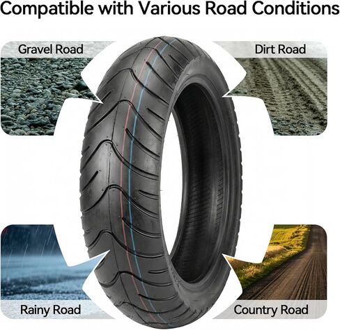 130/60-13 Scooter Tire 13 inch Tubeless Tire for Pit Bike Dirt Bike Moped Scooter in Kuwait