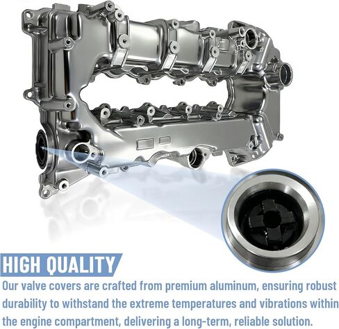 25204723 Engine Valve Cover with Gasket Kit Compatible with 2016-2022 Chevy Malibu Cruze Trax & Buick Encore 1.4L 1.5L Cylinder Head Camshaft Cover Assembly Replaces 12636177 74314ZFMP 98MC22G in Kuwait