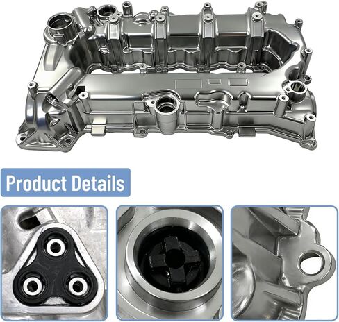 25204723 Engine Valve Cover with Gasket Kit Compatible with 2016-2022 Chevy Malibu Cruze Trax & Buick Encore 1.4L 1.5L Cylinder Head Camshaft Cover Assembly Replaces 12636177 74314ZFMP 98MC22G in Kuwait