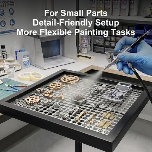 MOOFI 360° Lifting Spray Painting Table /Rotating Spray Paint Rack, 27.8-39.8“ Height Adjustable Stable Paint Rack for Cabinet Paint Stand Door and Car in Kuwait