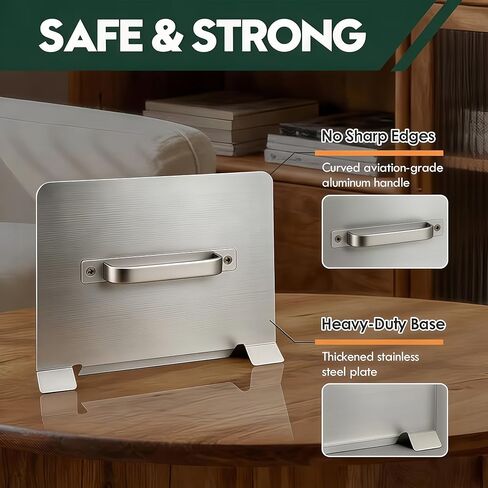 8-Pack Stackable Door Painting Stands - Heavy-Duty Stainless Steel Racks with Aviation-Grade Aluminum Hand-Guard Handles - Ideal for Painting, Stacking, Flipping & Drying Doors in Kuwait