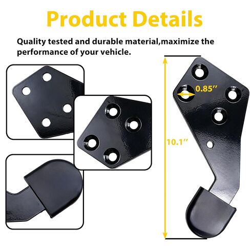 Poly Hood Guide Compatible with Select Inter-National Trucks Left&Right Replace#HLK2733L,HLK2733R in Kuwait