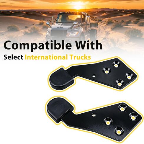 Poly Hood Guide Compatible with Select Inter-National Trucks Left&Right Replace#HLK2733L,HLK2733R in Kuwait