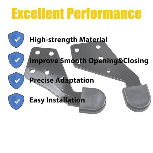 Poly Hood Guide Compatible with Select Inter-National Trucks Left&Right Replace#HLK2733L,HLK2733R in Kuwait
