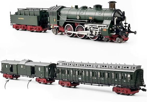 Electric Train Set, Remote Control Locomotive Complete Toy Railway with Carriage and Long Track, for Adults in Kuwait