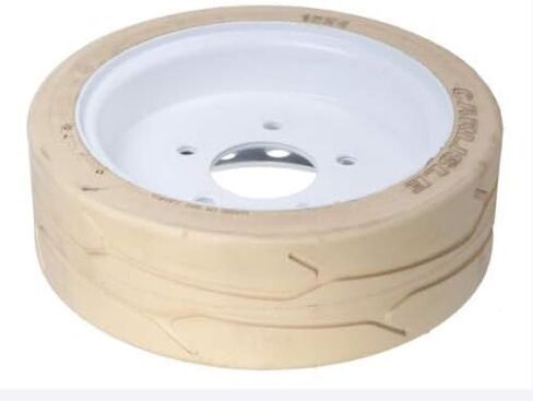 SKYJACK 158439, MOULD ON WHEEL - 200 X 8 WHITE NM TREADED - W/BRAKE RING in Kuwait