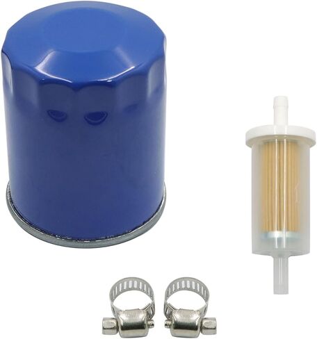 Priprilod Tune Up Kit with Air Filter & Oil Filter & Fuel Filter & Spark Plug Compatible with Honda GX630 GX660 GX690 GX700 GX800 Engine in Kuwait