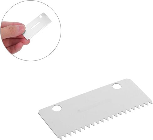 10pcs Tape Cutter Replacement Blades for 2 Inch Packaging Tape Dispensers Serrated Metal Blades Compatible with 4-5cm Box Sealers for Office and Shipping Use in Kuwait