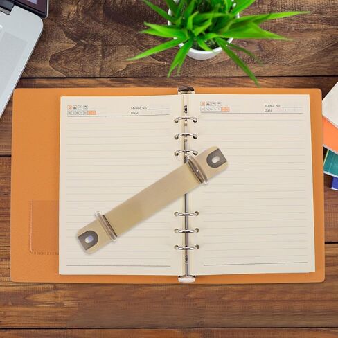 KALLORY Ring Binder Mechanism DIY Loose Leaf Book Accessory for Scrapbooks and Notebooks Sturdy Ring Binder Spine Compatible with Loose Leaf Planners in Kuwait