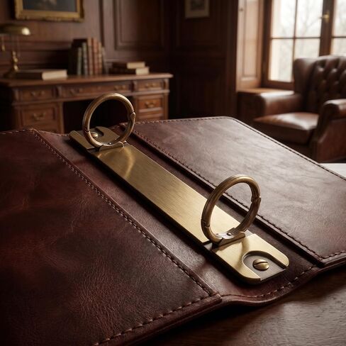 KALLORY Ring Binder Mechanism DIY Loose Leaf Book Accessory for Scrapbooks and Notebooks Sturdy Ring Binder Spine Compatible with Loose Leaf Planners in Kuwait