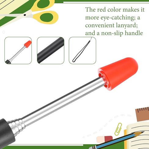 Expandable whiteboard Pointers, Telescopic Teachers Pointer Stick, Retractable Teaching-Pointer, Hand-Pointer Extendable, Pointer Finger Stick, Presentation Sticks for Office, Classroom (47 Inch) in Kuwait