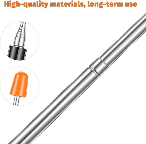 39" Retractable Teacher Pointer Stick for Classroom, Telescopic Teachers Pointer Stick, Extendable Whiteboard Pointers with Lanyard, Hand Pointers for School Office Presentation Teaching Whiteboard in Kuwait