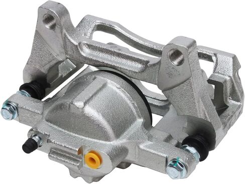 Detroit Axle - Front Brake Kit for 2009-2012 Dodge Journey Disc Brake Calipers w/Brackets Ceramic Brakes Pads w/Hardware 2010 2011 Replacement in Kuwait