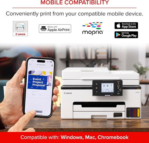 طابعة Canon MegaTank MAXIFY GX2020 الكل في واحد اللاسلكية الملونة in Kuwait