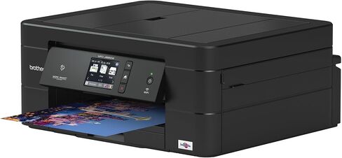 طابعة نفث الحبر اللاسلكية الكل في واحد من براذر، MFC-J895DW، ألوان متعددة الوظائف، طباعة مزدوجة، NFC بلمسة واحدة لتوصيل الطباعة المحمولة، تمكين تجديد Amazon Dash in Kuwait
