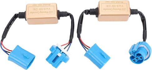 Generic LED المصباح فك مكافحة وميض مزيل للمركبات 2 قطعة 9007 9004 LED لمبة فك لعشاق السيارات in Kuwait