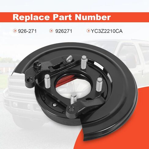 مجموعة فرامل الانتظار الجانبية للسائق الخلفي متوافقة مع Ford Excursion 2000-2005 F-250 1999 F-250 Super Duty 1999-2004 F-350 Super Duty 1999-2004 يستبدل # 926-271 YC3Z2210CA in Kuwait