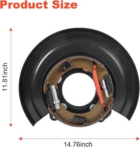 مجموعة فرامل الانتظار الجانبية للسائق الخلفي متوافقة مع Ford Excursion 2000-2005 F-250 1999 F-250 Super Duty 1999-2004 F-350 Super Duty 1999-2004 يستبدل # 926-271 YC3Z2210CA in Kuwait