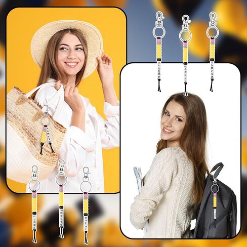 كينينج 1098 قطعة 24 مجموعة من هدايا تقدير معلم التخرج DIY مجموعة صنع سلسلة المفاتيح تتضمن بطاقات شكر، خرز قلم رصاص سحري، مجموعة حرفية لهدايا مدرس التخرج من الطلاب in Kuwait