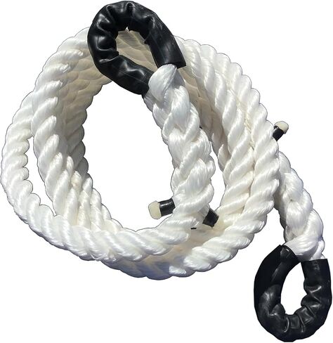 حبل السحب الغربي TR-60 (من شركة Tow Rope) | سمك 2 بوصة | قوة الشد 50.000 رطل | طول القطع 30 قدم | قسط الانتعاش الحركي البولي بروبلين in Kuwait