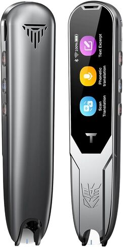 Translator Pen, Reading Pen for Dyslexia, Traductor De Voz Instantaneo, Pen Scanner Text to Speech Device, Scan Reader Pen OCR Digital Pen Reader, Wireless Translation Pen Scanner for Students Adults in Kuwait