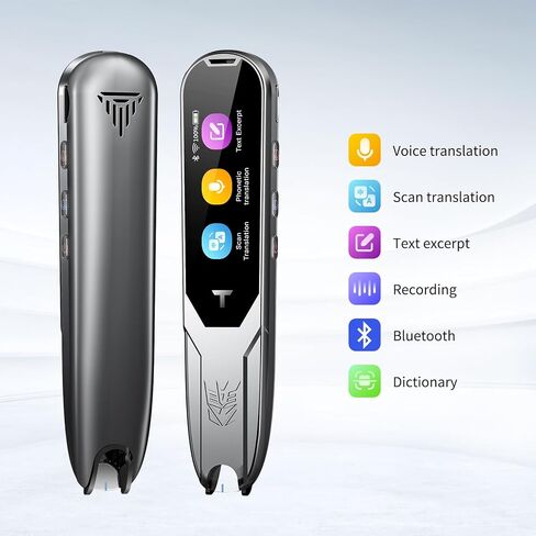 Translator Pen, Reading Pen for Dyslexia, Traductor De Voz Instantaneo, Pen Scanner Text to Speech Device, Scan Reader Pen OCR Digital Pen Reader, Wireless Translation Pen Scanner for Students Adults in Kuwait