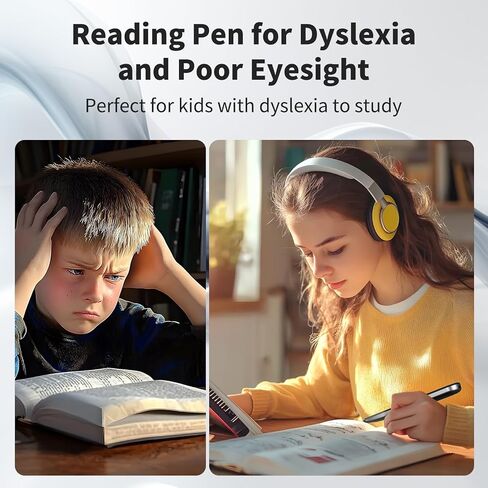 Translator Pen, Reading Pen for Dyslexia, Traductor De Voz Instantaneo, Pen Scanner Text to Speech Device, Scan Reader Pen OCR Digital Pen Reader, Wireless Translation Pen Scanner for Students Adults in Kuwait